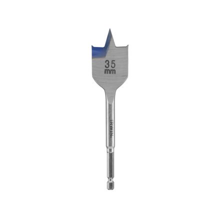 IRWIN Flachholzbohrer 35 x 152 mm Bit Blue Groove 4x