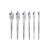 IRWIN Flachholzbohrer-Set 6-teiliger Bit Blue Groove 4x (10-13-16-19-22-25 x 152 mm)
