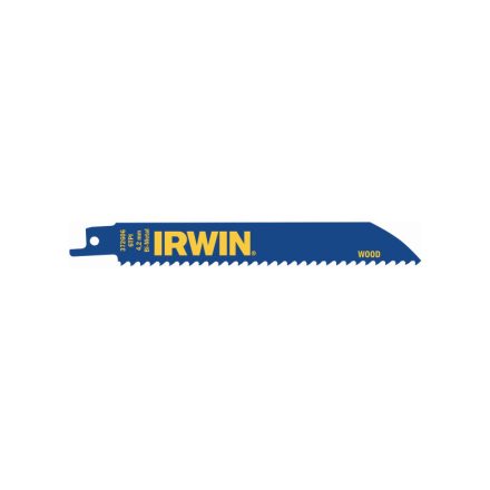 IRWIN Säbelsägeblatt 150 mm/6TPI Holz Bimetall (5 Stück)