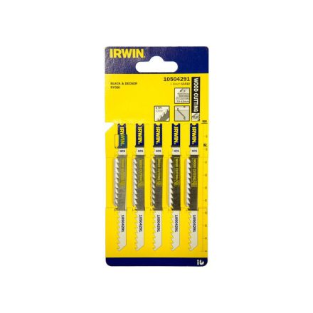IRWIN Stichsägeblatt U101D 100/4,3 mm HCS (5 Stück)