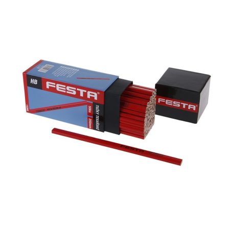 FESTA Zimmermannsbleistift 250 mm rot