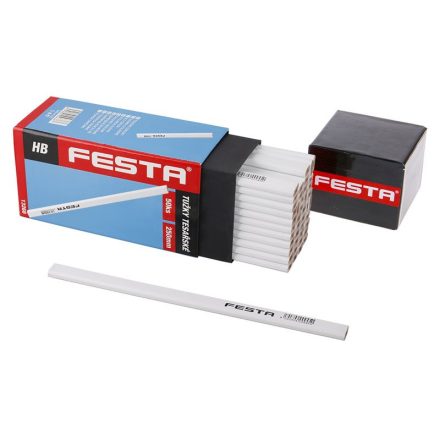 FESTA Zimmermannsbleistift 250 mm weiß
