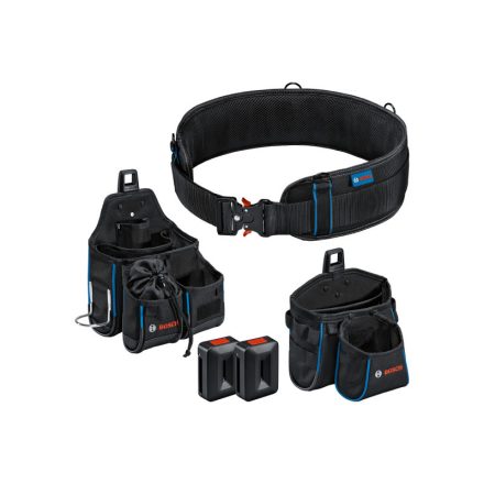 BOSCH Winkel- und Werkzeughalter-Gürteltasche mit 5 Teilen, 108 cm Gürtel