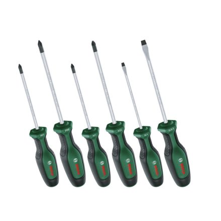 BOSCH Schraubendreher-Satz 6-teilig S2 (PH, PZ, SL)