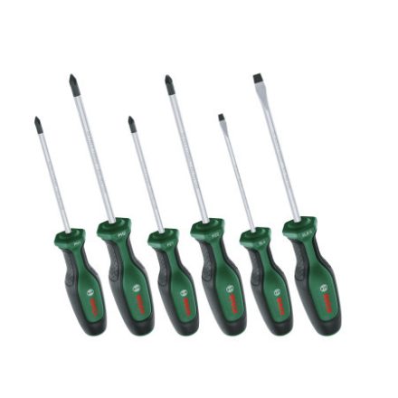 BOSCH Schraubendreher-Satz 6-teilig S2 (PH, PZ, SL)