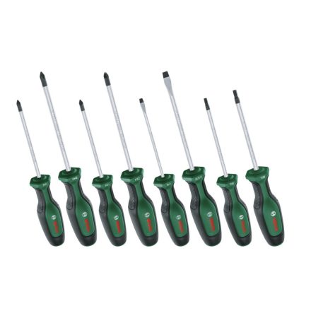 BOSCH Schraubendreher-Satz 8-teilig S2 (PH, PZ, SL, TX)