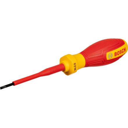 BOSCH Schraubendreher flach SL 2,5 x 75 mm isoliert bis 1000 V