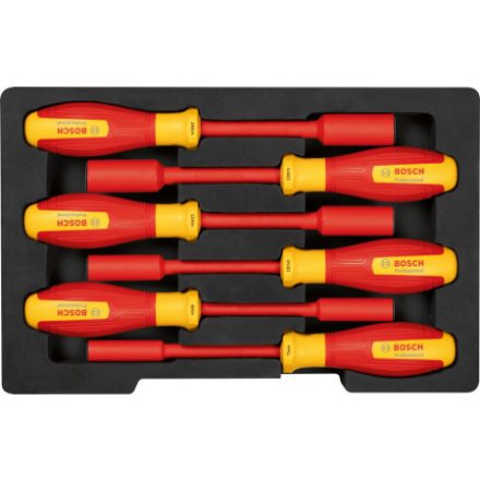 BOSCH Schraubendrehersatz 6-teilig (SW7 - 14 mm) isoliert bis 1000 V