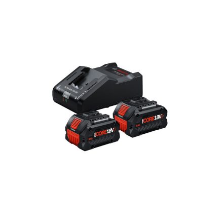 BOSCH Akku-Set ProCORE+ 18V / 2 x 8,0 Ah Akku + GAL18V-160 Schnellladegerät