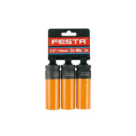 FESTA Alu-Felgensteckschlüssel 1/2" 19 mm (3 Stück)