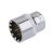 FESTA Steckschlüssel Spline 1/4" 14 mm CrV
