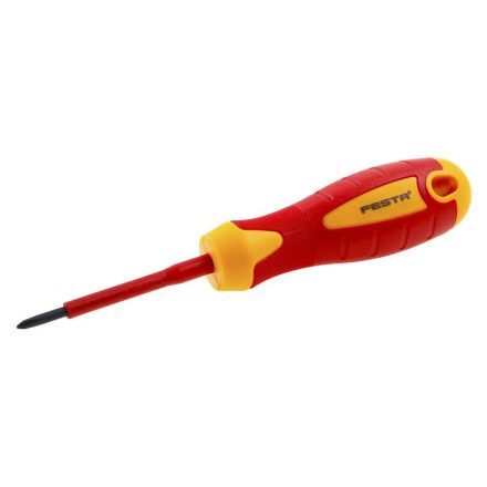 FESTA Schraubendreher PZ2 x 80 mm isoliert bis 1000 V