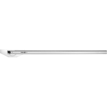 VOREL Winkelmesser und Lineal 0-180° 1000 mm Aluminium