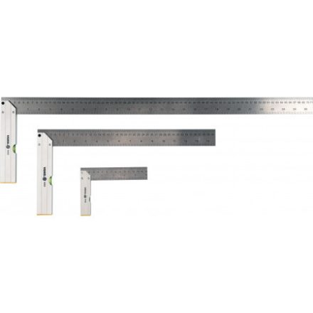 VOREL Level rechtwinkliges Set 3-teilig 150 /400 / 700 mm Inox