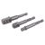 Steckschlüssel-Adaptersatz 3-teilig 1/4" Sechskant -> 1/4", 3/8", 1/2" Vierkant CrV