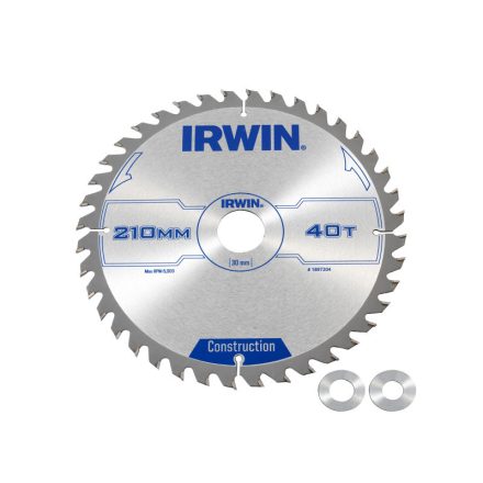 IRWIN Sägeblatt für Holz 210 x 30 mm / 40Z
