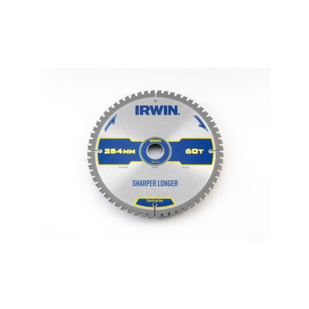 IRWIN Sägeblatt für Holz 254 x 30 mm / 60T