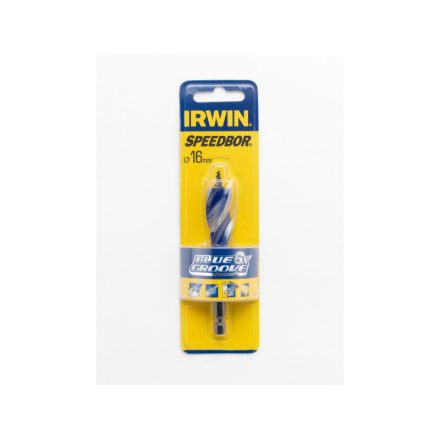IRWIN Holzbohrer 16 x 105 mm Bit Blue Groove 6x