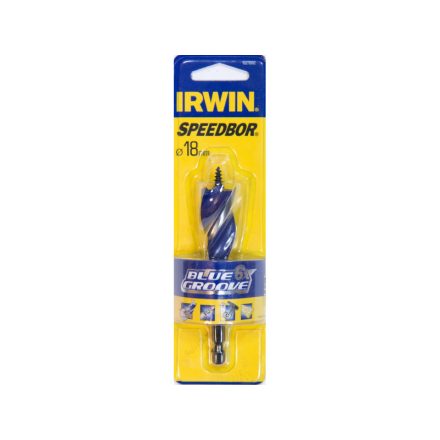 IRWIN Holzbohrer 18 x 105 mm Bit Blue Groove 6x