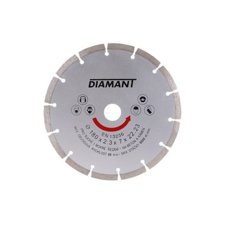 DIAMANT Diamant-Trennscheibe 180 x 2,3 x 7,0 x 22,2 mm segmentiert