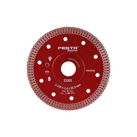FESTA Diamant-Trennscheibe 125 x 1,4 x 22,2 mm durchgehend