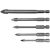 STHOR Glas- und Fliesenbohrer-Set 5-teilig (4, 5, 6, 8, 10 mm)