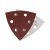 FESTA Klett-Schleifpapier für Multifunktionsmaschine 94 mm P80 (5 Stück)