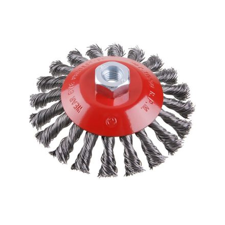 FESTA Abgewinkelte gedrehte Rundbürste M14 125 mm Stahl