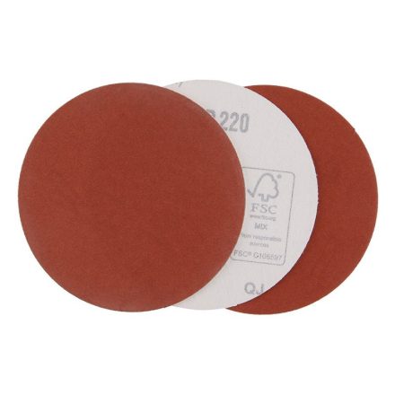 Klettfaserscheibe 125 mm P220 (3 Stück)