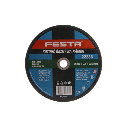 FESTA Trennscheibe für Stein 230 x 2,5 x 22,2 mm