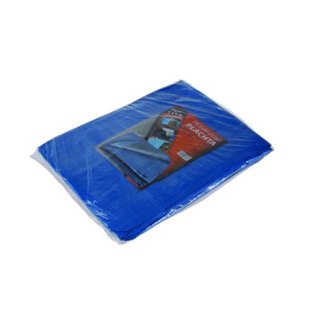 Standard Abdeckplane 30 m2 (5 x 6 m) 70 g/m2 blau