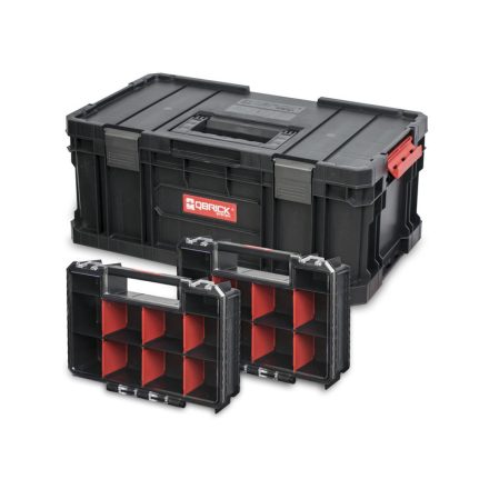 QBRICK SYSTEM TWO PLUS Werkzeugkasten + 2 Organizer multi