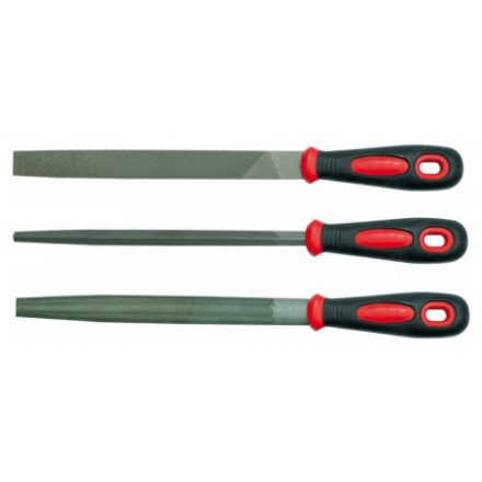 VOREL Feilenset 3-teilig 200 mm / #2 mittel
