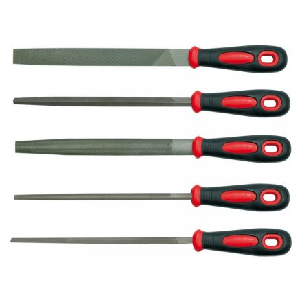VOREL Feilenset 5-teilig 200 mm / #2 mittel