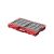 QBRICK SYSTEM ONE Organizer L Rot mit Ultra HD-Schwammeinlage