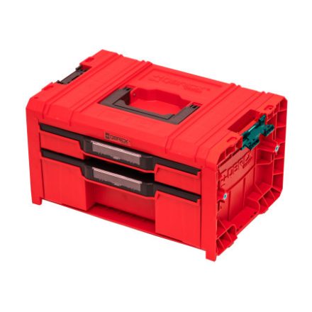 QBRICK SYSTEM PRO Werkzeugkiste Schubladen 2 EXPERT Rot Ultra HD