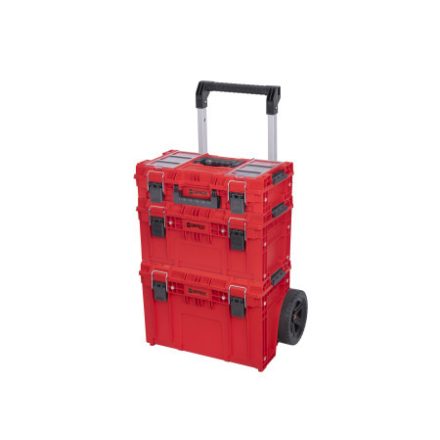 QBRICK SYSTEM PRIME Rollende Werkzeugkiste Rot Ultra HD Custom SET 1
