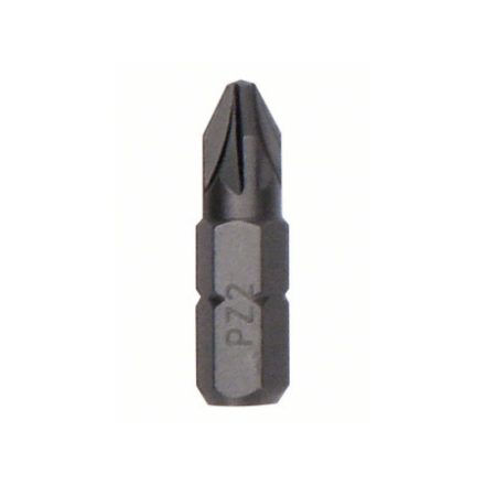 BOSCH Bit-Spitze PZ2 x 25 mm 1/4" im Tic Tac Box Extra Hard (25 Stück)