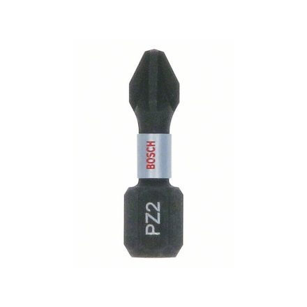BOSCH Bitspitze PZ2 x 25 mm 1/4" in Tic Tac Box Impact Control (25 Stück)
