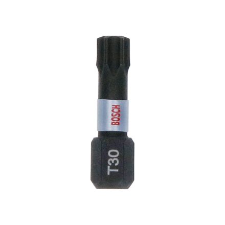 BOSCH Bithegy Torx T30 x 25 mm 1/4" Tic Tac im Karton Impact Control (25 Stück)