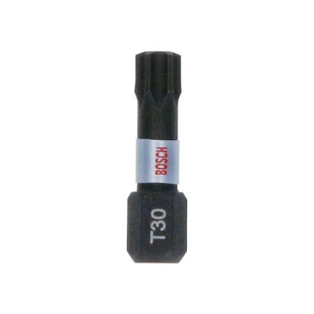 BOSCH Bit Spitze T30 x 25 mm 1/4" Tic Tac Box Impact Control (25 Stück)