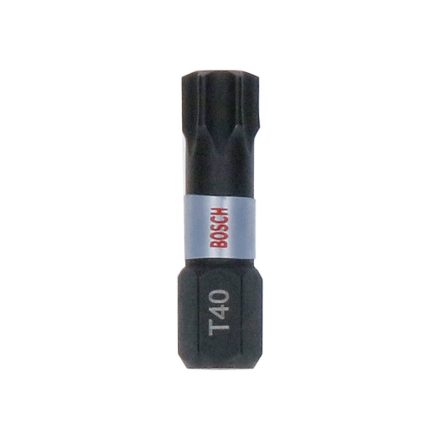 BOSCH Bithegy Torx T40 x 25 mm 1/4" Tic Tac im Karton Impact Control (25 Stück)