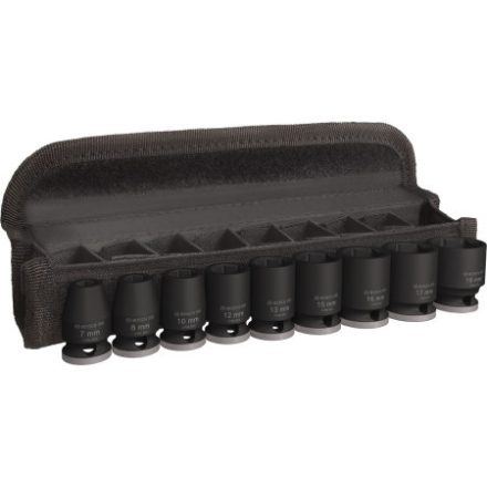 BOSCH PRO Maschinen-Steckschlüssel-Set 9-teilig 3/8" 7-19 mm CrMo