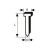 BOSCH Kopflose Nägel, verzinkt 1,6 x 2,8 x 63 mm (2500 Stück)