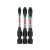 BOSCH PRO Impact-Bitset 3-teilig PZ1 / PZ2 / PZ3 x 55 mm 1/4" Hex