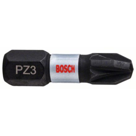 BOSCH Bit Spitze PZ3 x 25 mm 1/4" Impact Control (2 Stück)