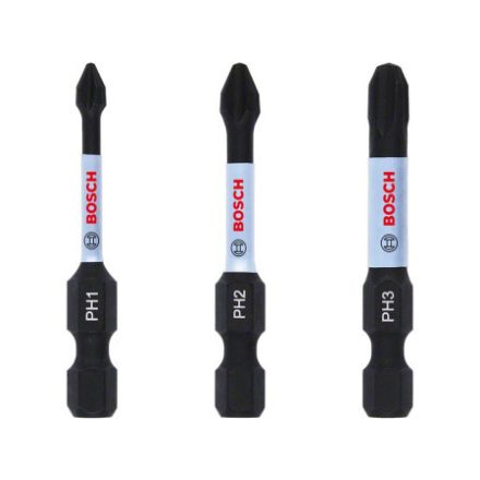 BOSCH Bitset 3-teilig PH1 / PH2 / PH3 x 50 mm Impact Control