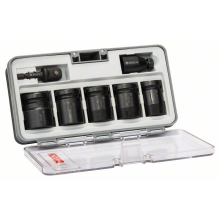 BOSCH Maschinen-Steckschlüsselsatz 7-teilig 1/2" (13-17-19-21-24 mm) Impact Control