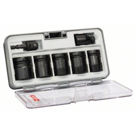 BOSCH Maschinen-Steckschlüsselsatz 7-teilig 1/2" (13-17-19-21-24 mm) Impact Control