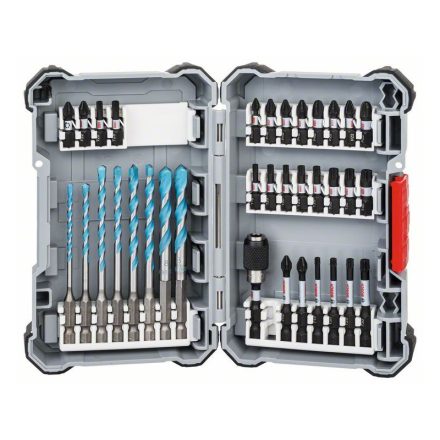 BOSCH Bitspitze und Universalbohrer-Set 35-teilig Impact Control
